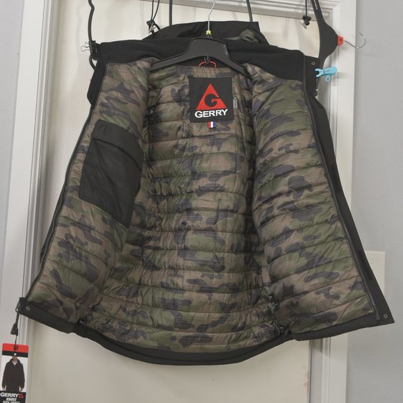 Gerry Men's Hooded Nimbus Tech Jacket Black - Picture 6 of 9